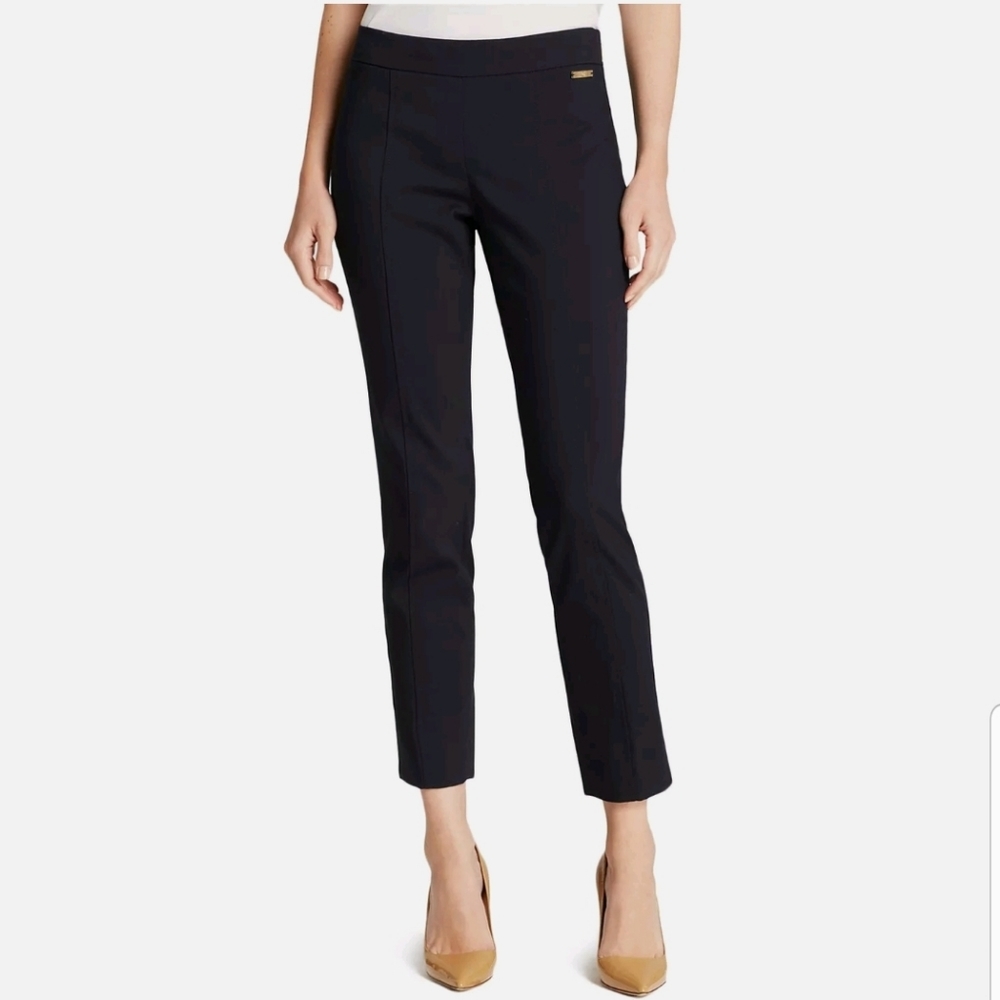 Tory Burch Mid rise black ankle pants